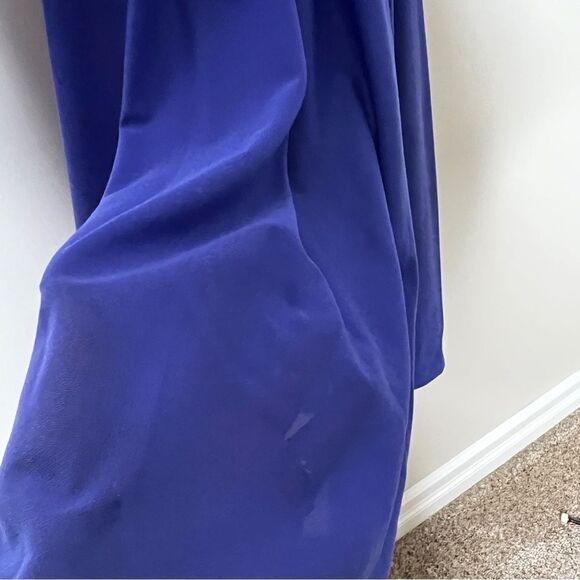 Lady Carol Petites Vintage 70’s Purple Plisse Overlay Sheer Skirt Dress Size 14 - Picture 8 of 8